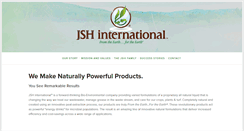 Desktop Screenshot of jshinternational.net